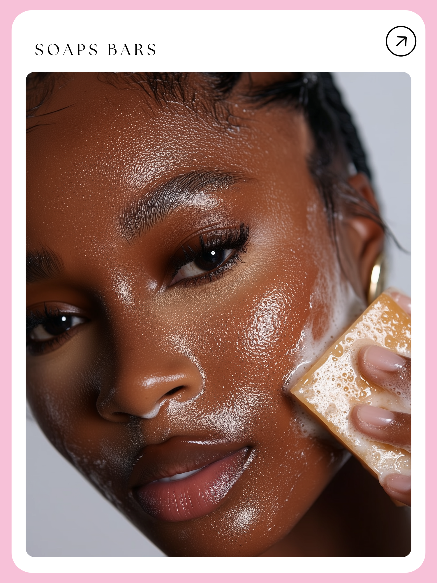 Moisturising soap bars